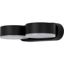 Forlight - Aplique led Pale 21W IP54 Blanco Neutro 4000K, Regulable on-off, Acabado Gris Urbano