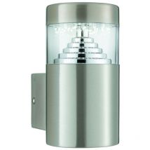 Brooklyn led utomhusvgglampa i rostfritt stl IP44 - Searchlight