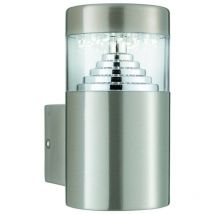 Searchlight Brooklyn LED utomhusvgglampa i rostfritt stl IP44