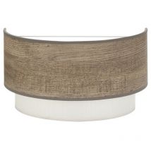 Aplique Myriam 1xe27 Madera Oscura 17x30x16 cm