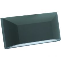 Aplique pared led exterior 6W serie ADRIA-W1 360Lm 4000K IP65 220x113x51mm