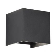 Cristal Record Lighting - Aplique smart IP54 Open led 2x5W Antracita