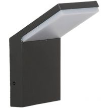 Lucande Lámpara de pared Led exterior 'Nevio' en Negro Aluminio