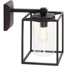 Aplique Inferior E27 linea domus negra