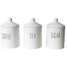 Dimples Set of 3 Storage Canisters - Apollo