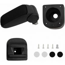 Reposabrazos para coche abs negro 12x34x(35-47) cm vidaXL