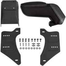 Destockoutils - Reposabrazos universal para coche abs negro 13x33x(33-53) cm vidaXL
