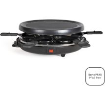 Appareil à raclette 6 personnes – ON1020N – Grille de cuisson amovible 29 x 29 cm – Puissance 800 W – ONLI