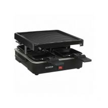 Appareil a Raclette Severin Gril 4 personnes compacte, facile a ranger, idéal pour les petits ménages, surface de cuisson 21 x 21cm, rg 2