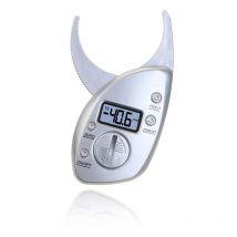 Appareil de Mesure de Graisse, Graisse Clips avec lcd numérique, Corps Gras Caliper Numérique Professionnelle(Argent)