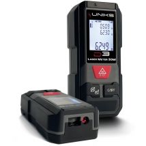 Compteur laser professionnel Uniks D3, zone de 30m, compteur de volume avec double théorème de Pythagore précision 5mm