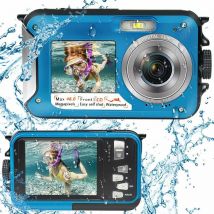 Profitez de la plongée en apnée tout en immortalisant chaque instant avec notre Caméra Etanche pour la plongée - Full HD 2.7K 48MP, double écran et