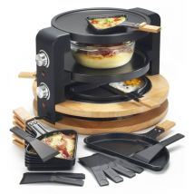 Machine à raclette kitchen chef kcwood 8 super