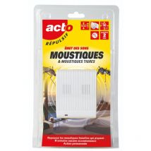 Retro - Répulsif ultrasons Moustiques – Moustiques tigres Emetteur fixe