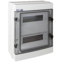 Bagno Italia - Coffret Électrique En Saillie Étanche 24 Modules (2 X 12) Ip65 Neo Elektroplast