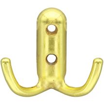 Appendiabiti a 2 ganci MM.45X45 oro luc. Diesse pz 25,0