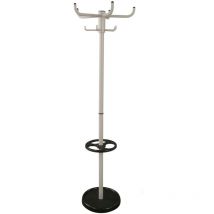 Appendiabiti a Piantana con 10 Ganci High Five 175 cm V-part Grigio