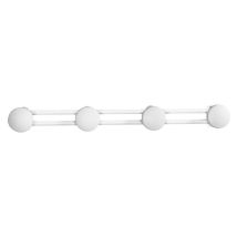 Appendiabiti Bianco in Metallo – 59 cm – 6,5 cm di Profondità – BOX & BEYOND