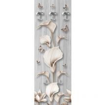 Appendiabiti Calle Shabby da ingresso 46x125 cm