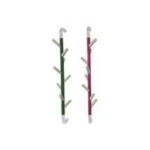 Appendiabiti da parete in metallo Branch ruotabile con braccetti Fucsia