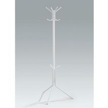 Appendiabiti in Acciaio e Legno Fumer Rubino Bianco