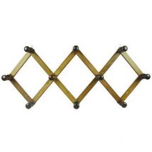 Appendiabiti Legno Estensibile Posti 10 Noce - Calder