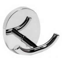 Metaf - appendiabito doppio mod. bird Cromo cm 6,2 x h.6,2 x 4,5