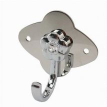 Trade Shop - KLEIDERBÜGEL KLEIDERHAKEN HANDTUCHHALTER 1 PLATZ BAD BLUMEN WAND 52672 -