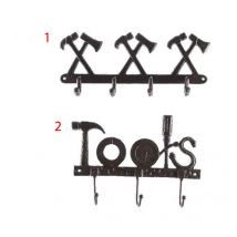 Appendino in ghisa marrone da muro appendiabiti accessori casa