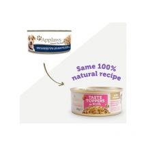 Applaws Taste Toppers Natural Wet Dog Food Chicken with Salmon and Vegetables in Broth 156g Tin - 267115