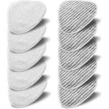 Applicable 10 pièces Housses de Rechange pour Balai Vapeur for Vileda,compatibles avec Chiffons de Rechange Microfibre for Vileda pour Nettoyer Tous
