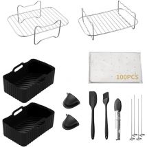 Applicable Air Fryers Rack Grilling Rack Stainless Steel Kitchen Oven Cooker Gadget Air Accessories