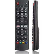 Applicable Télécommande universelle compatible avec LG Smart TV tous les modèles, télécommande de rechange compatible avec LG tous les modèles LED