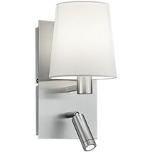 Applique Avec Bras De Lecture, 1xe14 , Nickel Mat - Trio - Marriot