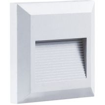 Optonica - Applique 2W Encastrable led Extérieure Étanche Carré Blanche - Blanc Naturel 4000K