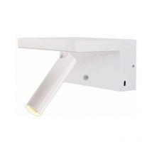 Applique de lit LED 5W avec 2 prises USB et lumière tactile Blanc
