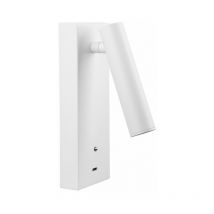 Beneito Faure - Applique de lit led 5W avec 2 prises usb et lumière tactile Noir