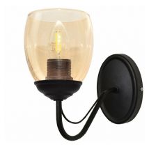 Applique Allena Noir, Ambre 10cm