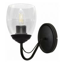 Applique Allena Noir, Transparent 10cm