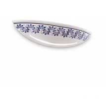 Applique Classica Trieste Bianco Decorato Filo Marrone 1 Luce R7S