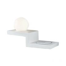 Inspired Lighting - Applique murale intérieure Led Zanzibar Globe blanche - Mantra