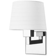 Leds-c4 - Aplique Bali E27 60 Cromo Pantalla No Incluida para Interior de Pared en Dormitorio, Salón, Comedor