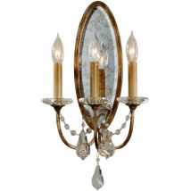 Elstead - Valentina - Applique murale d'intérieur à 3 ampoules, bronze, E14