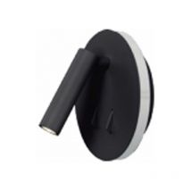 Applique led tête de lit Cayman noir mat