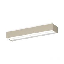Top-light - Applique classica top light bios 1213 45 dm led switch 1980lm diffusore alluminio illuminazione modulo integrato, finitura metallo sabbia