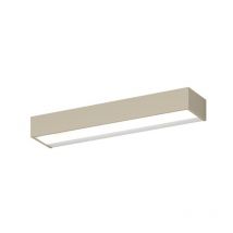 Applique classica top light bios 1213 45 led switch 1980lm alluminio illuminazione modulo integrato, finitura metallo sabbia