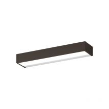 Top-light - Applique classique top light bios 1213 45 led switch 1980lm module d'éclairage en aluminium intégré, finition métal marron