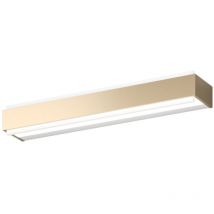 Top-light - Applique classique top light bios 1213 55 dm led switch 2640lm diffuseur aluminium module d'éclairage intégré, finition métal feuille d'or