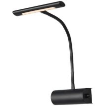 Applique murale LED – Curtis noir mat – Flux lumineux, Couleur de la lumière, Matières, Style – Trio Lighting