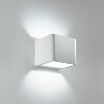 Applique led ATLASin alluminio bianco 6W 3500K (Luce calda) - Bianco
